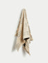 Pure Cotton Striped Fringed Towel